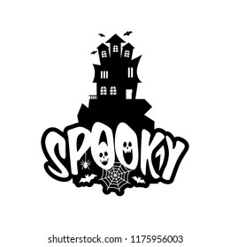 Spooky fun with typography design vector 