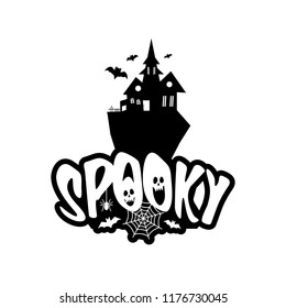 Spooky fun with typography design vector 