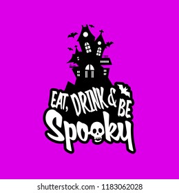 Spooky fun with typography design vector 