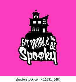 Spooky fun with typography design vector 