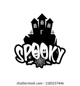 Spooky fun with typography design vector 