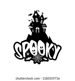 Spooky fun with typography design vector 