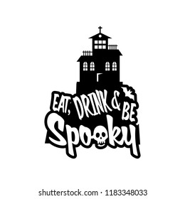 Spooky fun with typography design vector 
