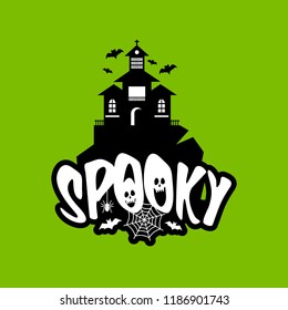 Spooky fun with typography design vector 