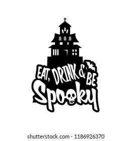 Spooky fun with typography design vector 