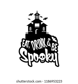 Spooky fun with typography design vector 
