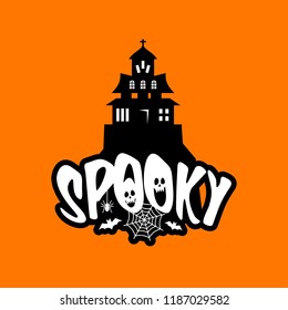 Spooky fun with typography design vector 