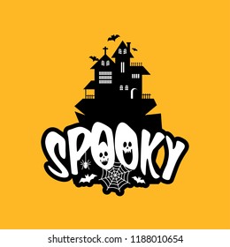 Spooky fun with typography design vector 