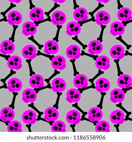 Spooky geometric halloween pattern abstract