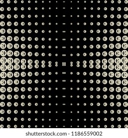 Spooky geometric halloween pattern abstract