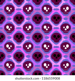 Spooky geometric halloween pattern abstract