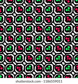 Spooky geometric halloween pattern abstract