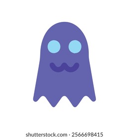 Spooky Ghost Icon Graphic Design