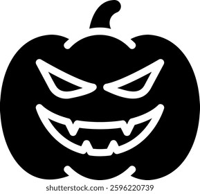 spooky glyph icon illustration vector