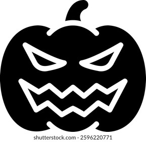 spooky glyph icon illustration vector