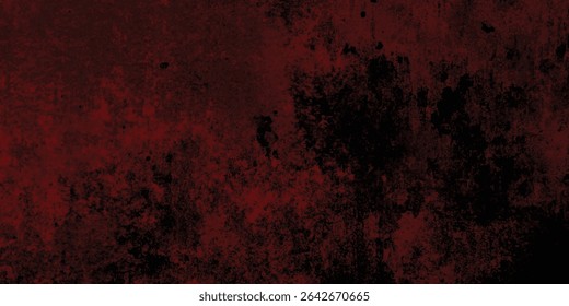 Spooky and Grungy Background in Dark Red and Black Hues

