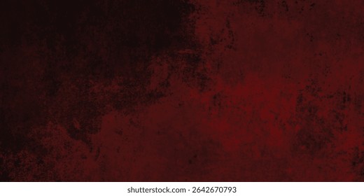 Spooky and Grungy Background in Dark Red and Black Hues

