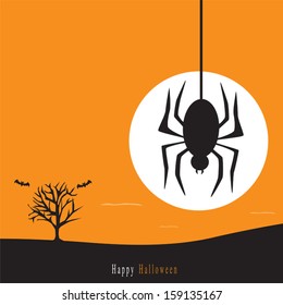 Spooky Halloween background 