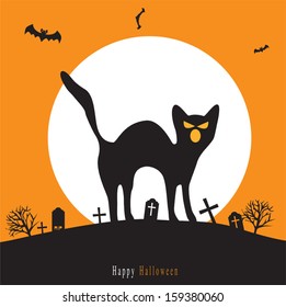 Spooky Halloween background 