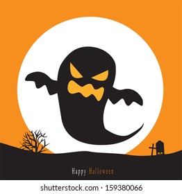 Spooky Halloween background 