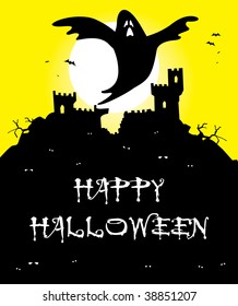 spooky halloween background