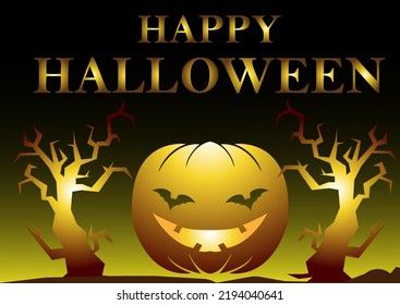 espeluznante fondo de halloween de noche