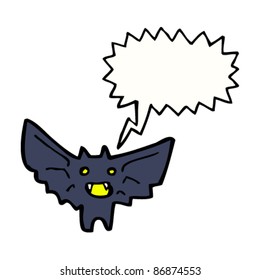 spooky halloween bat cartoon