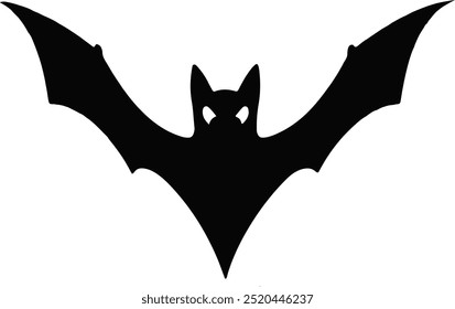 Spooky Halloween Bat Vector for Halloween Designs and Decorations