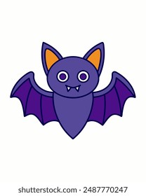 Spooky Halloween Bat Ilustración de Vector - Halloween Clipart y Arte vectorial