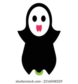 Spooky Halloween Character Vector Illustration