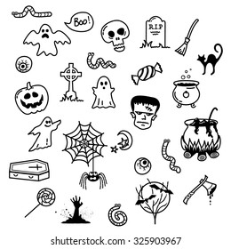 Spooky Halloween Doodles