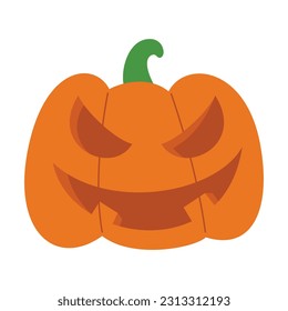 Spooky Halloween Flat Design Elements. Halloween Cartoon  Illustration isolated on white background. scary and creepy element icon. Design elements for traditional and cultural holiday concepts.