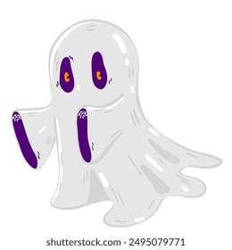 Spooky Halloween Friendly death Ghost