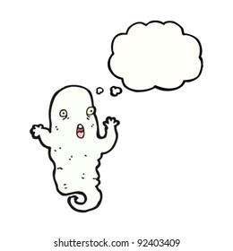 spooky halloween ghost cartoon