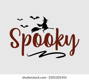 Spooky, Halloween, Fantasma, Spooky Season, Bruja, Halloween, Camiseta divertida