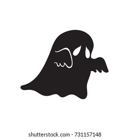 spooky halloween ghost vector