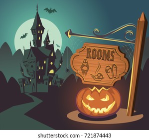 Spooky Halloween hotel