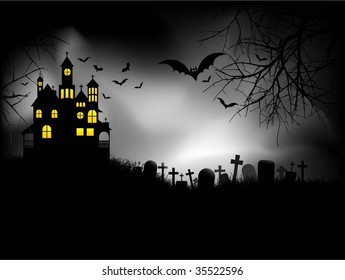 Spooky Halloween house