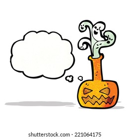 spooky halloween potion cartoon