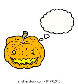 spooky halloween pumpkin cartoon