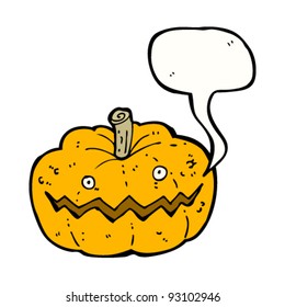 spooky halloween pumpkin cartoon