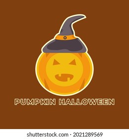 Spooky Halloween calabazas Ilustración del logotipo