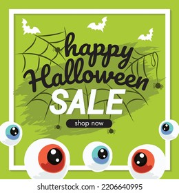 spooky halloween sale banner for this halloween