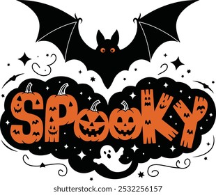 Spooky Halloween t shirt design for Halloween celebrating , silhouette vector art, t shirt design illustration, Halloween T shirt Pumpkin Patch Cutie, Scary Halloween T-shirt design