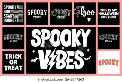 Spooky Halloween t shirt design