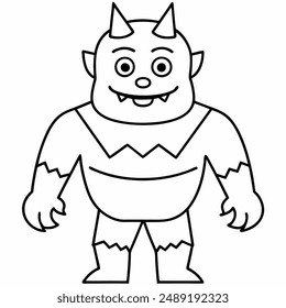 Spooky Halloween Theme Vector Art.