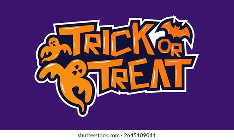 Spooky Halloween Trick or Treat Text