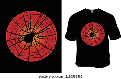Spooky Halloween t-shirt design. Ready to print for apparel, poster, illustration. Modern, simple, lettering t shirt vector.
