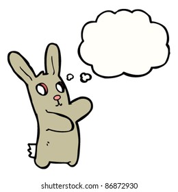 spooky halloween zombie bunny