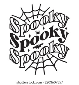Spooky Happy Halloween Shirt Print Template, Witch Bat Cat Scary House Dark Green Riper Boo Squad Grave Pumpkin Skeleton Spooky Trick Or Treat
